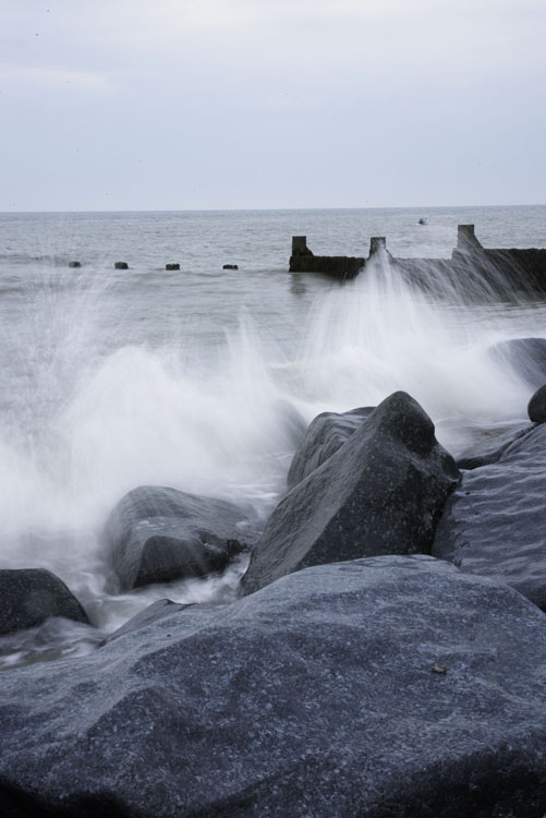 Beach boulders, Sheringham, norfolk