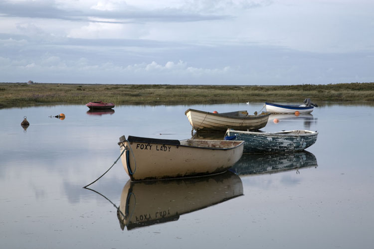 Boats at Thornham, Norfolk