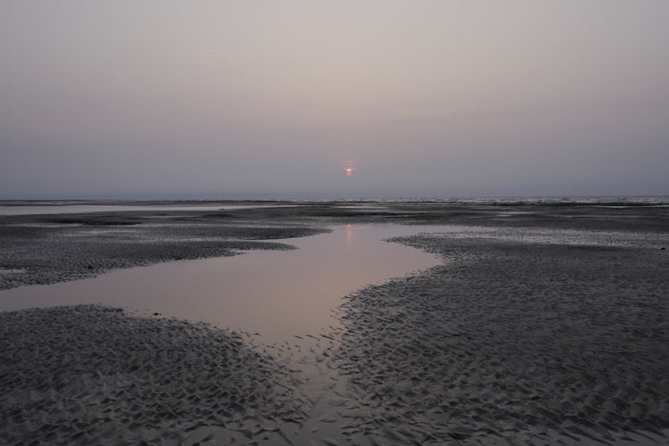 North Norfolk coast sunset, near Holkham