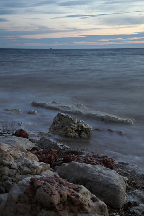 Rocks fallen off the cliff, Hunstanton, Norfolk