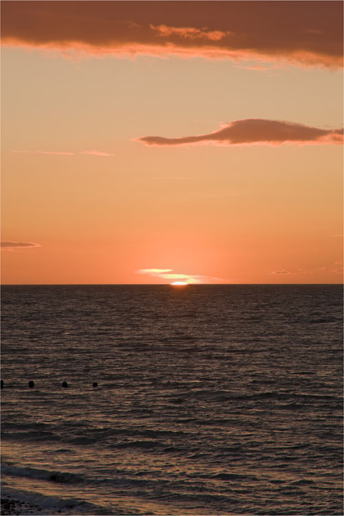 Sunset at Cromer, north Norfolk 2