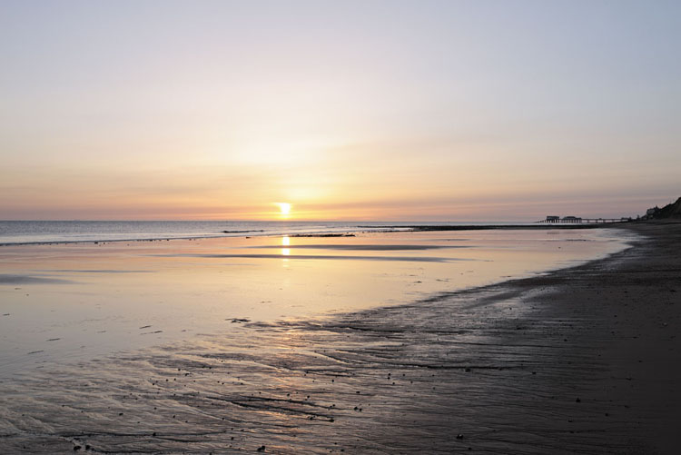 Sunset at West Runton, near Cromer, Norfolk