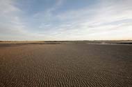 Holkham beach at the early sunset, North norfolk