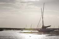 North Norfolk coast sunny day, Burnham Overy Staithe