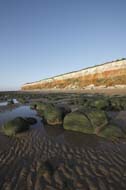 The Hunstanton Cliff and beach boulders, Hunstanton, Norfolk