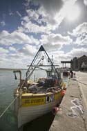 The quay at Wells next the Sea, Norfolk