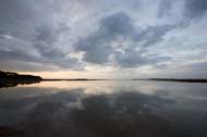 The sunset at the Holkham Bay