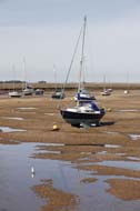 Wells next the Sea, low tide, Norfolk